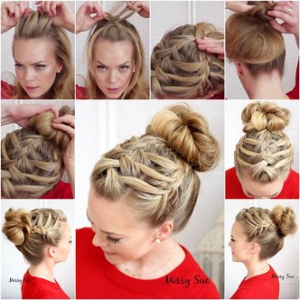 How to DIY Double Waterfall Triple French Braid Hairstyle