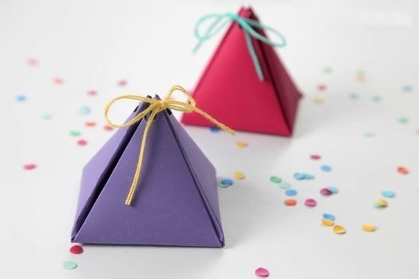 gift tie diy box to Gift Box DIY Easy How Pyramid