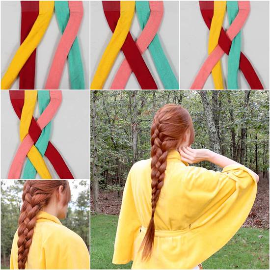 How to DIY Four Strand French Braid Hairstyle