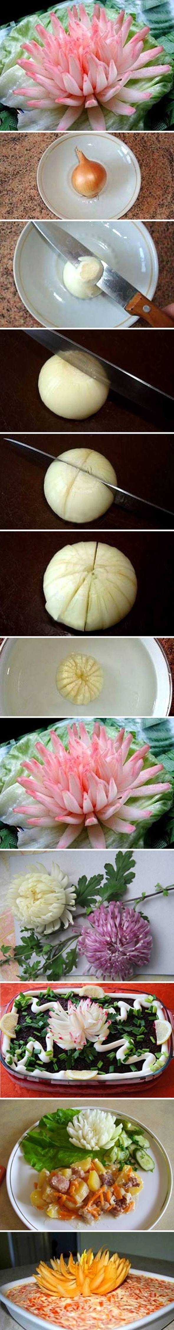 How to DIY Onion Chrysanthemum