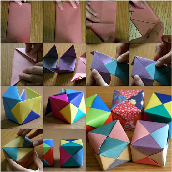 How to DIY Origami Cube