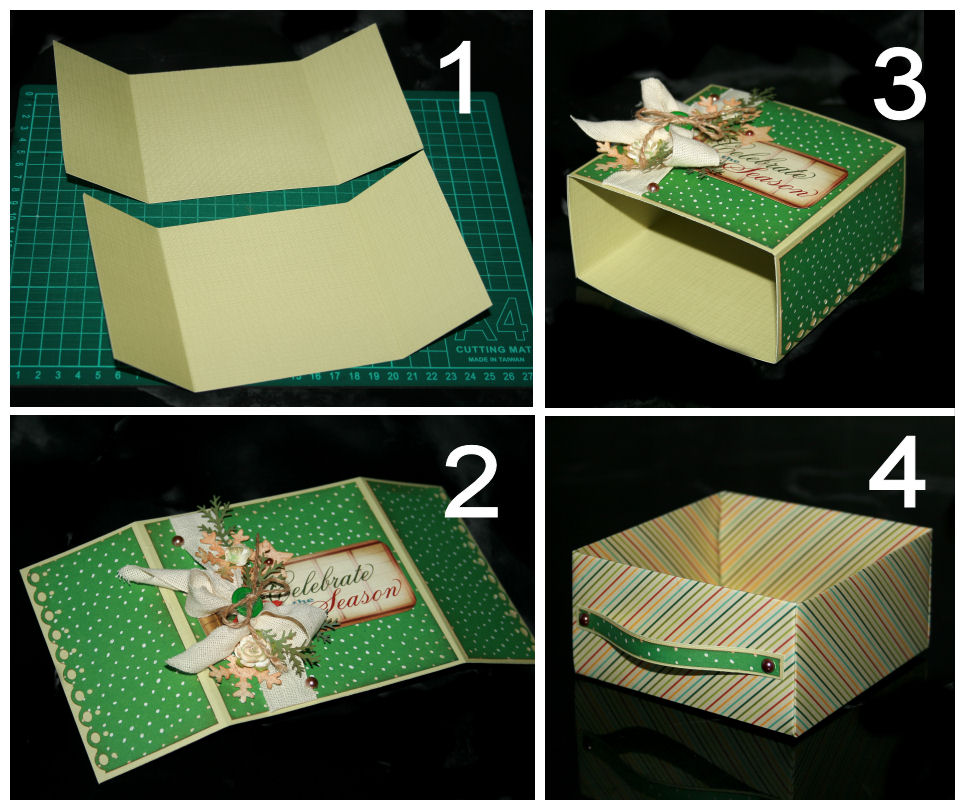 make gift boxes with wescott paper slicer