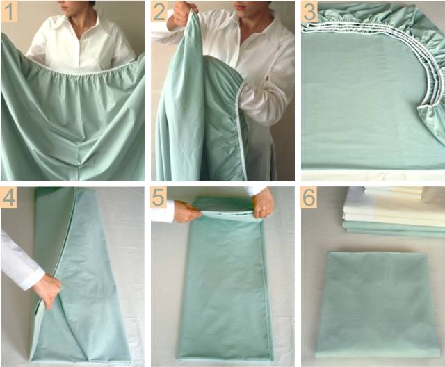 How to DIY Perfectly Folded Fitted Sheet