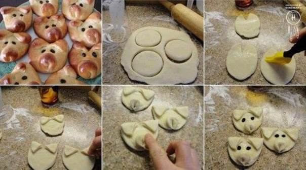 How to DIY Pig Face Bread