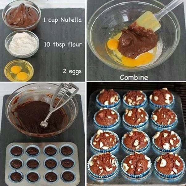 How to DIY Simple Nutella Brownies with Three Ingredients