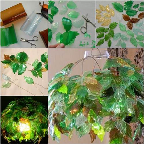 How to DIY Unique Chandelier from Plastic Bottles