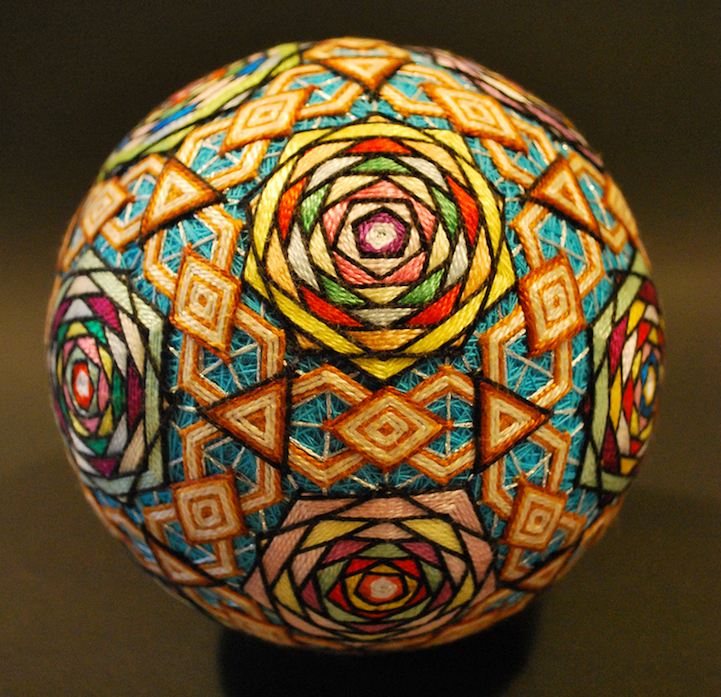 Unique Handmade Embroidered Temari Balls