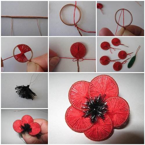 How to Make Beautiful Flowers from Wire and Thread