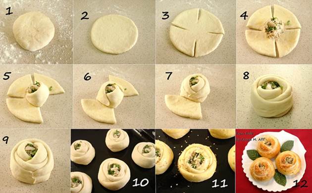 How to Make Beautiful and Delicious Rose Rolls