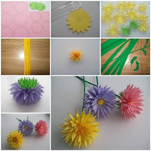 How to Make Easy Paper Asters