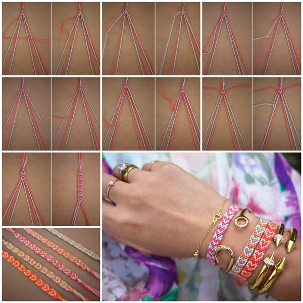 How to Make Heart Pattern Friendship Bracelet