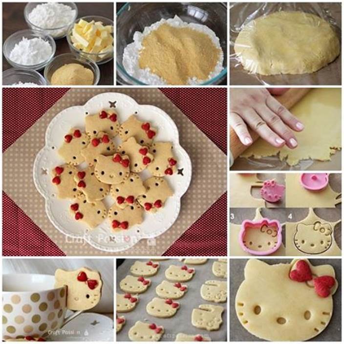 How to Make Hello Kitty Cookies