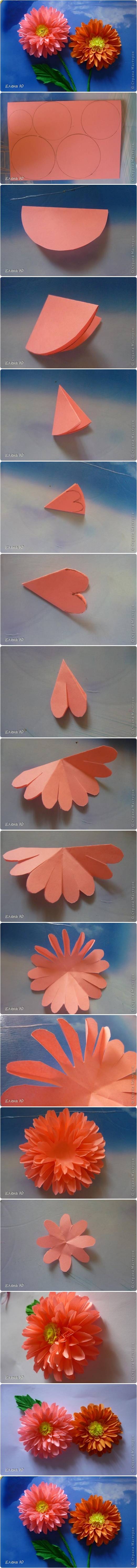 How to Make Paper Dahlias