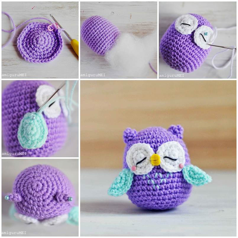 How to Make a Cute Amigurumi Crochet Owl