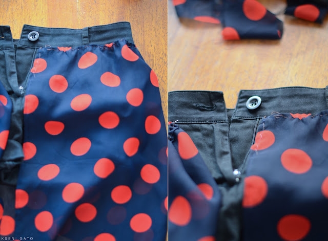 How-to-Refashion-Old-Shorts-into-Polka-Dot-Chiffon-Skirt-2.jpg