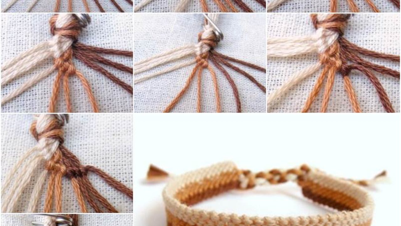 How to Weave DIY Simple Bracelet