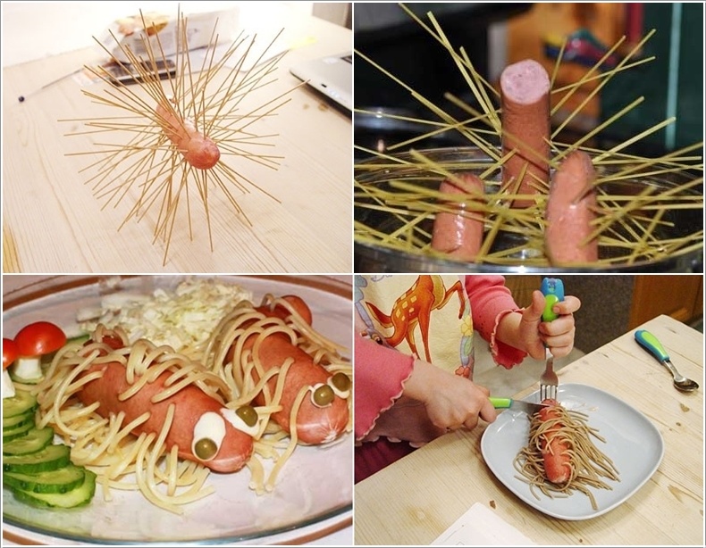 15 Creative DIY Ideas to Serve Hot Dogs --> Haired Sausage