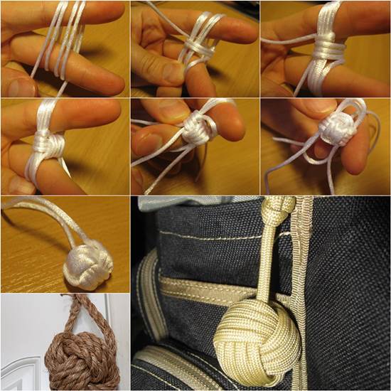 To Tie A Monkey S Fist Decorative Knot