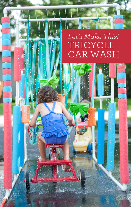 35+ Fun Activities for Kids to Do This Summer --> Tricycle Car Wash