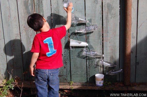 35+ Fun Activities for Kids to Do This Summer --> DIY Water Wall