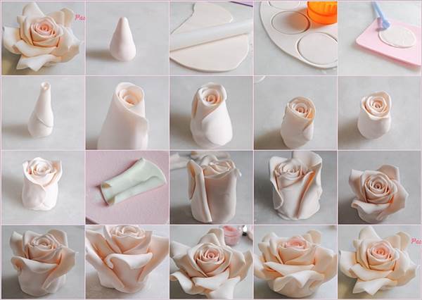 How to DIY Beautiful Fondant Roses for Cake Decoration
