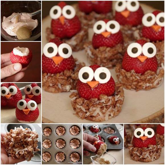 How to DIY Cute Owl Strawberries Sweet Treats