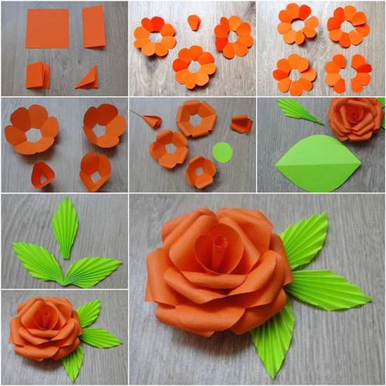 Easy Paper Flower Craft - Kids Craft Room