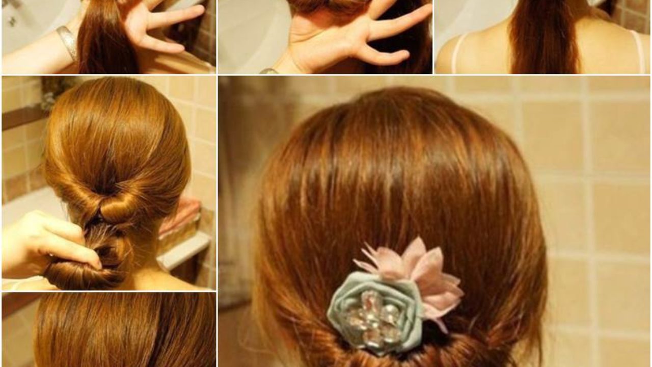 How To Diy Easy Twisted Hair Bun Hairstyle