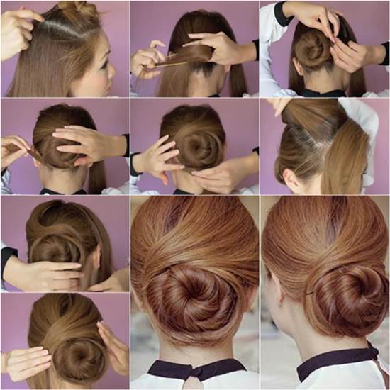 How To Diy Elegant Twisted Hair Bun Hairstyle