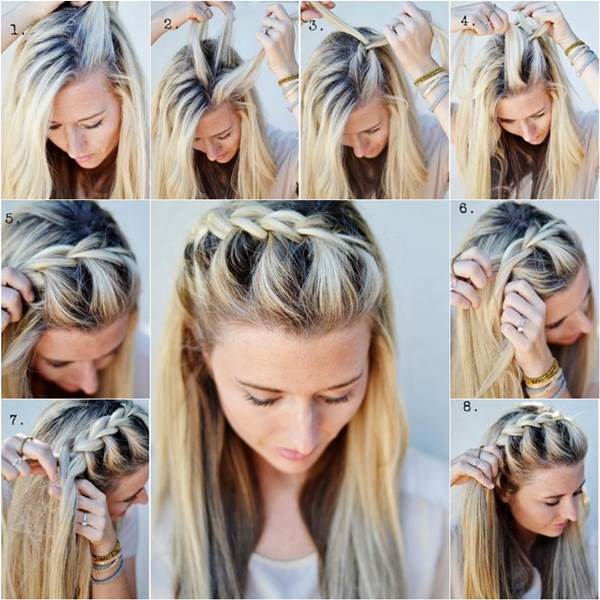 How to DIY Half-Up Side French Braid Hairstyle