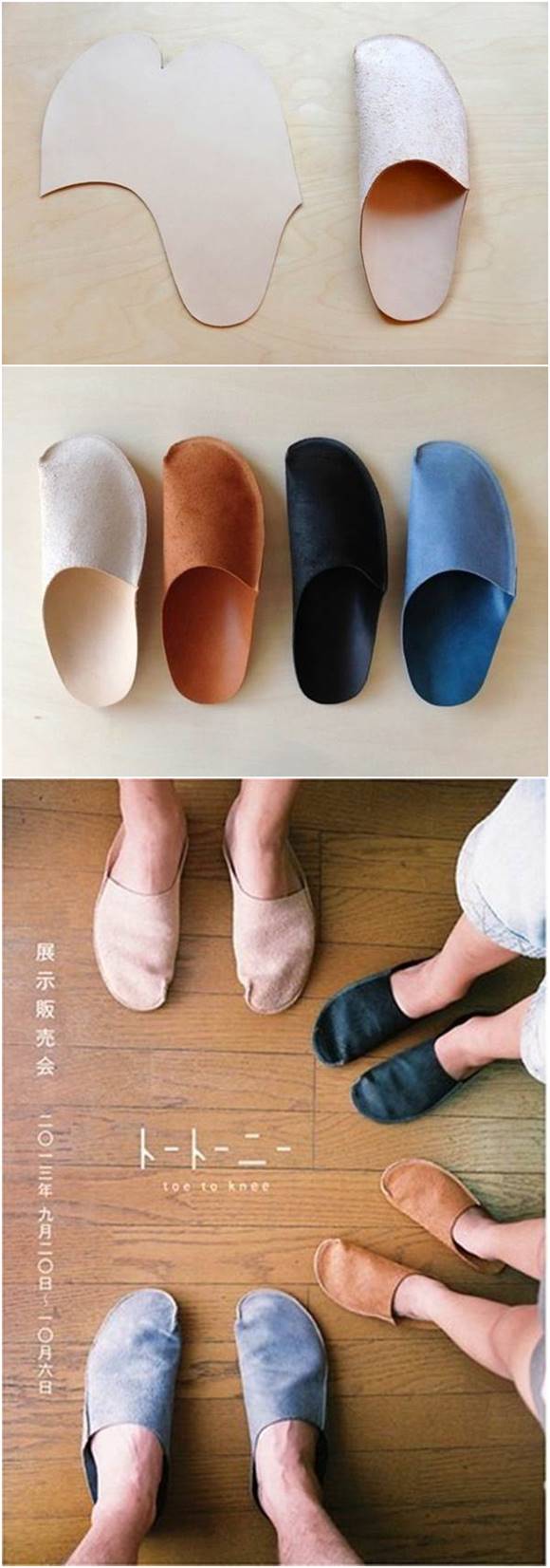 How to DIY Simple Pattern Home Slippers