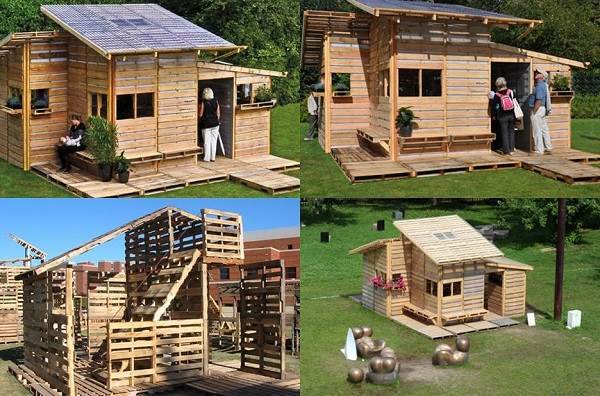 How to DIY Wooden Pallet House