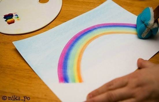 How to Draw Rainbow Easily 4