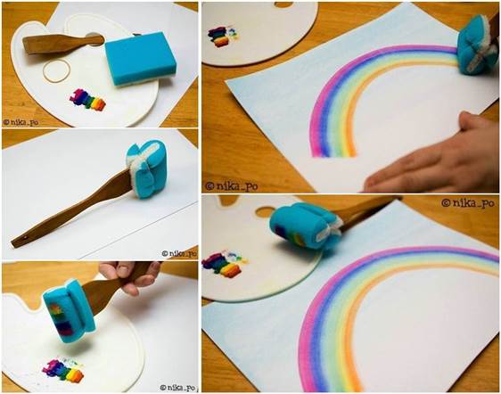 How to Draw Rainbow Easily
