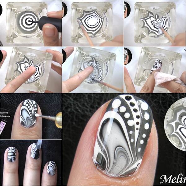 How To Do Your Own Marble Nails - Society19