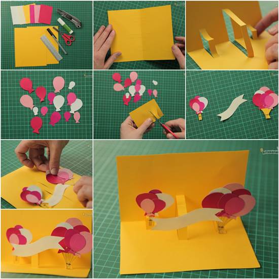 How to Make Creative 3D Birthday Card DIY Tutorial