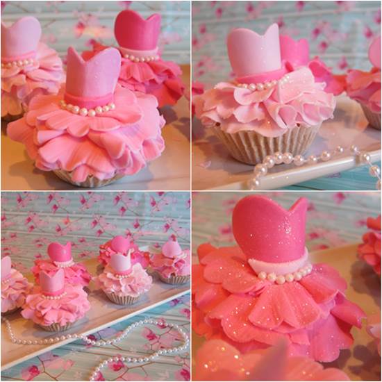 How to Make Cute Ballerina Cupcakes DIY Ideas