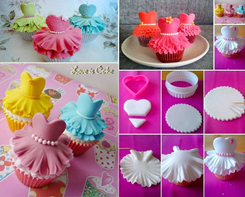 How to Make Cute Ballerina Cupcakes DIY Ideas