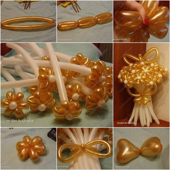 How to Make DIY Balloon Daisy Flower Bouquet