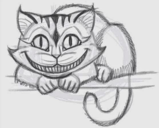 How to draw the Cheshire Cat 7