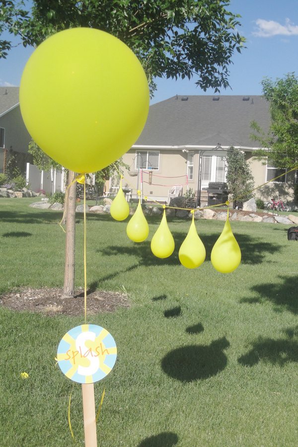 45+ Fun and Creative Ways to Use Balloons --> Water Balloon Pinata