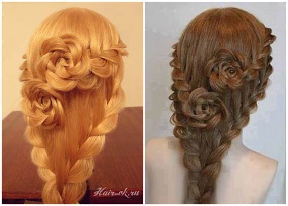 How To DIY Pretty Rose Braids Hairstyle