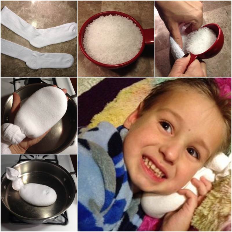 How To Make DIY Salt Sock as Natural Relief for Ear Infections