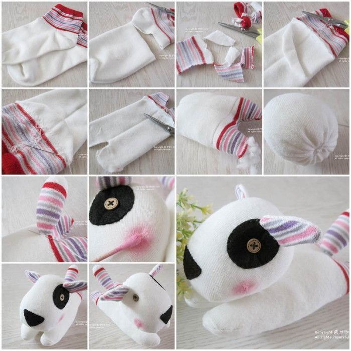 How to diy adorable sock puppy