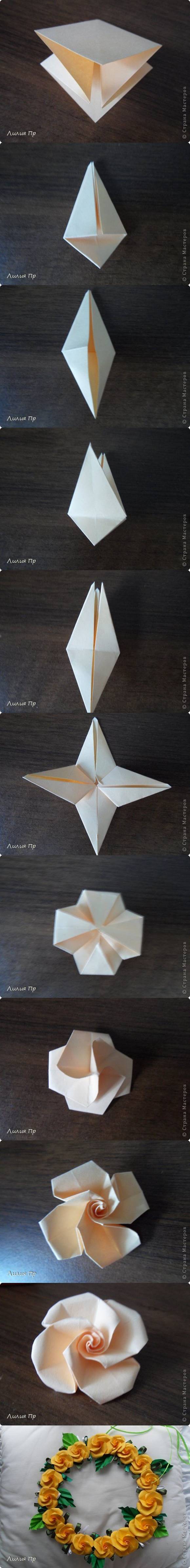 How to DIY Beautiful Origami Rose