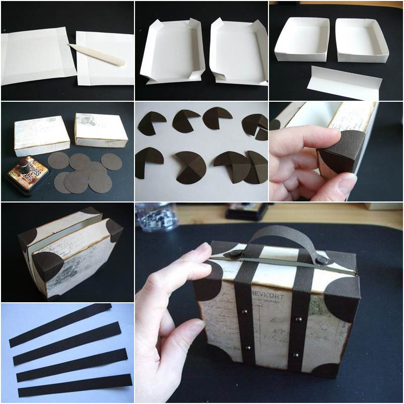 How to DIY Creative Luggage Style Gift Box