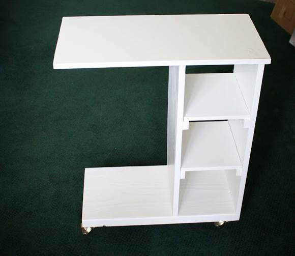 How to DIY Creative Rolling End Table 2