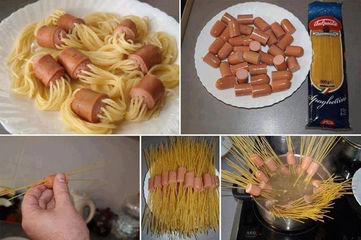 How to DIY Creative Spaghetti Hot Dog