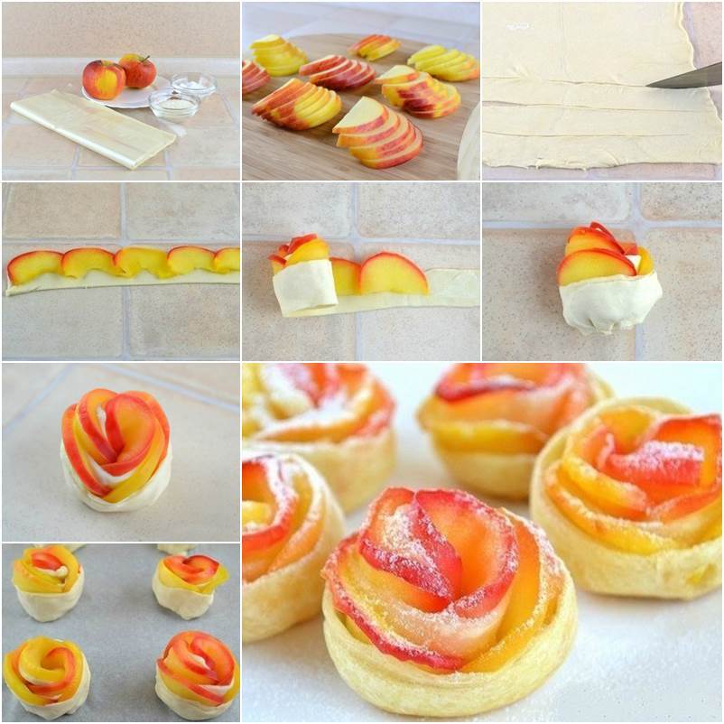 How to DIY Delicious Apple Rose Puff Pastry