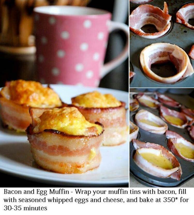 How to DIY Easy Bacon and Egg Cup